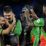 Waqar Salamkheil ran through the Falcons middle order  •  Randy Brooks - CPL T20 / Getty