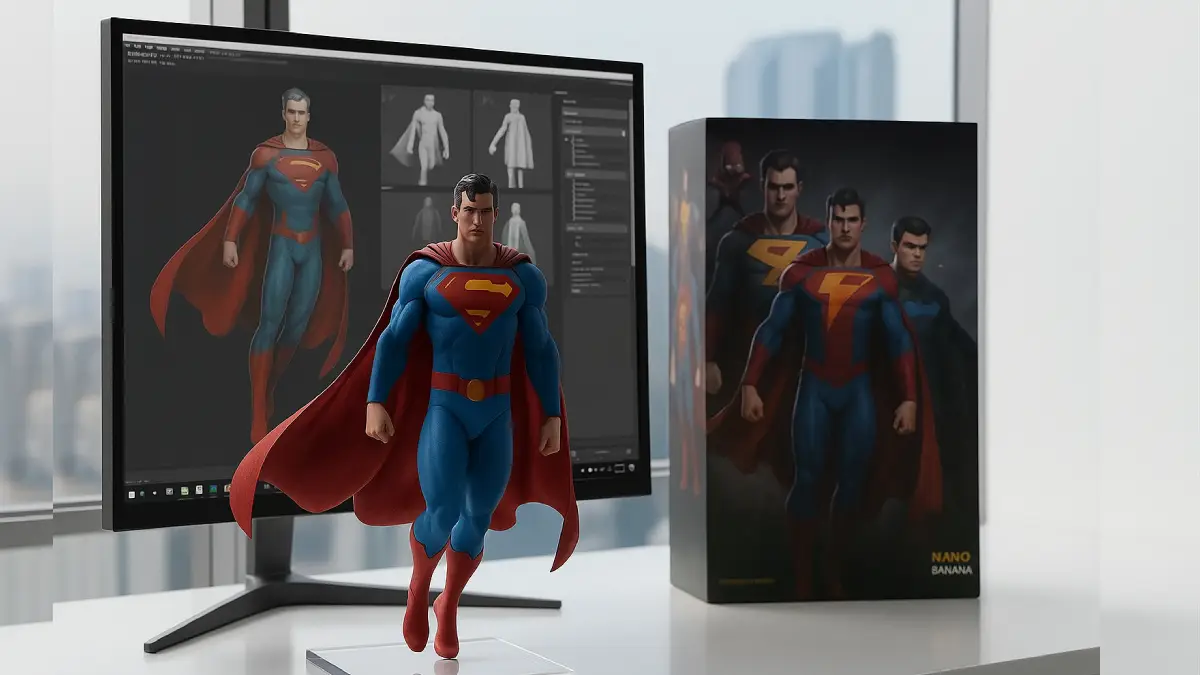 Nano Banana ट्रेंडिंग इमेज – सुपरहीरो और ऐनिमे वर्ज़न के साथ क्यूट पिक्सेल आर्ट