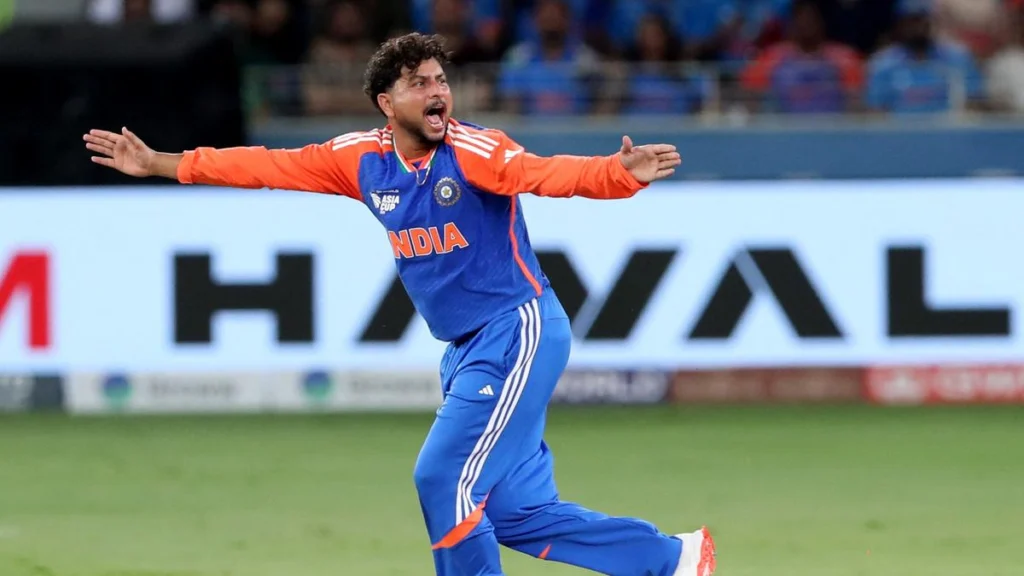 Kuldeep Yadav lbw appeal wicket Mohammad Nawaz India vs Pakistan Asia Cup 2025
