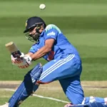 Rohit Sharma batting during Ind vs Aus second ODI at Adelaide Oval after scoring 73 runs (AFP)