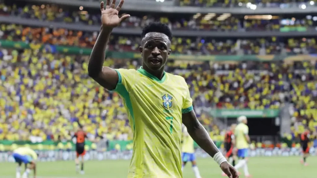 South Korea vs Brazil: Vinicius Junior playing for Brazil vs South Korea international friendly