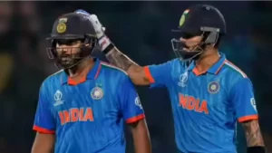 Rohit Sharma और Virat Kohli practice session during World Cup Cricket 2025 – Team India favorites to win the ICC World Cup.