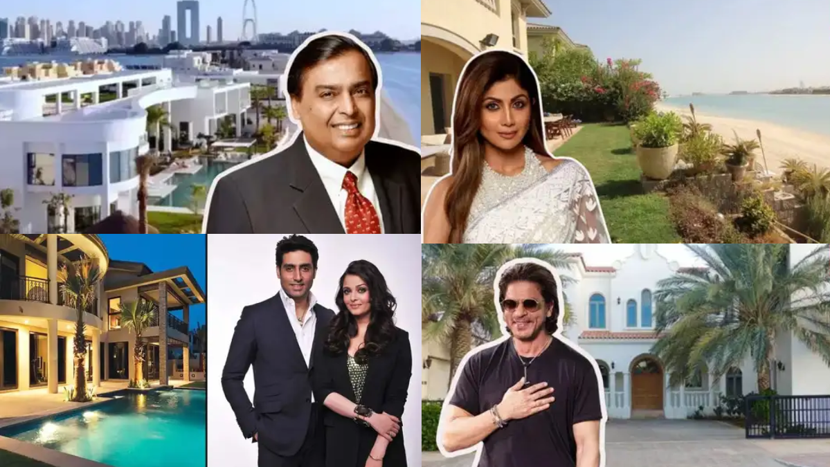 Luxury Villas in Palm Jumeirah Dubai featuring private beaches, modern architecture and exclusive waterfront living for celebrities